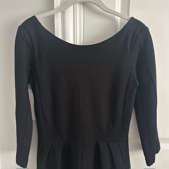 Amanda Uprichard Black Ponte Classic Dress Size: Medium - Picture 5 of 11
